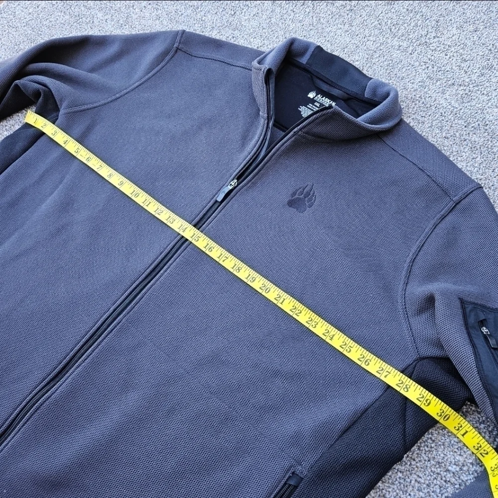 Duluth Trading Alaskan Hardgear GravelTec Full Zip Jacket Black Gray Mens 3X 3XL